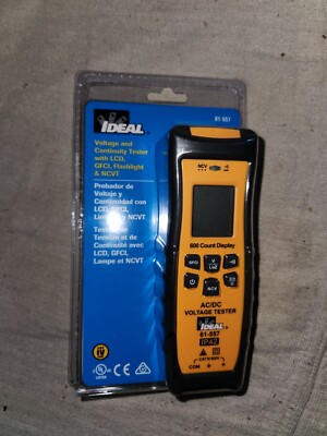 NEW 61-557 IDEAL Digital 600-Volt Ac/Dc Voltage Tester Voltage Meter | eBay