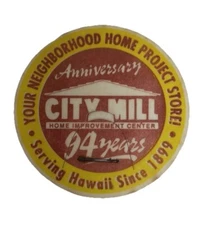 City Mill Hardware Store 94 Year Anniversary POG Milkcap Hawaii 1993