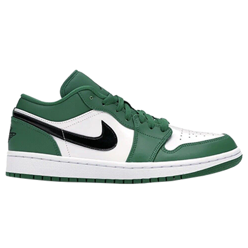 Jordan - AIR JORDAN 1 LOW 'PINE GREEN/BLACK-WHITE' - VegNonVeg