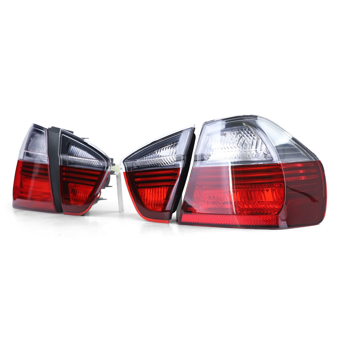 SMOKED BLACKLINE TAIL LIGHTS FOR BMW E90 3 SERIES SEDAN 1/2005-8