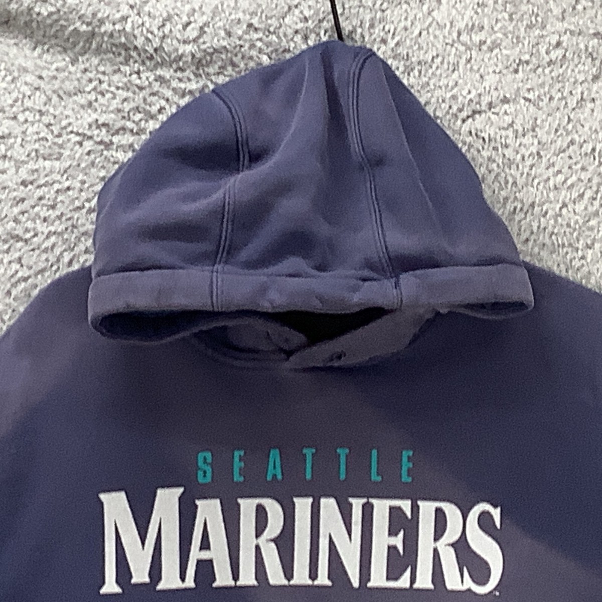 Vintage Seattle Mariners Nike Hoodie Mens Sz L MLB Baseball