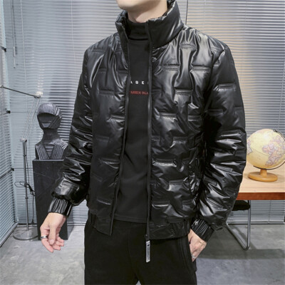 Mens Flight Bomber Quilted Jacket Varsity Jackets Winter Padded Coats Outwear