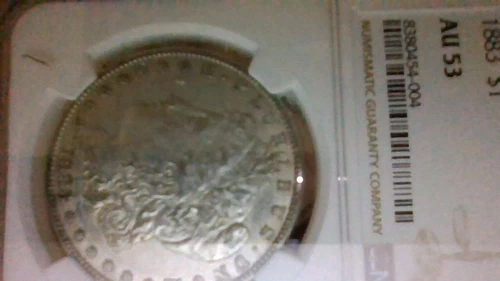 CHOICE 1883-$1 Morgan Silver Dollar - Key Date - NGC AU-53