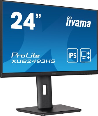iiyama ProLite XUB2493HS-B5 Monitor 23.8'' FHD 1920x1080 IPS HDMI DP Lautsprecher