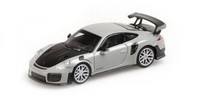 1/87 Minichamps Porsche 911 GT2 Rs Grau W / Carbon Bonnet 870068127