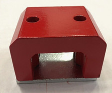 NEW Alnico Button Magnet 57x44.5x35 mm Magnetized 2 Hole 55.11 lbs Pull Qty 1