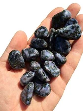 Indigo Gabbro Tumbled Stone, Mystic Merlinite, Indigo Gabbro from Madagascar