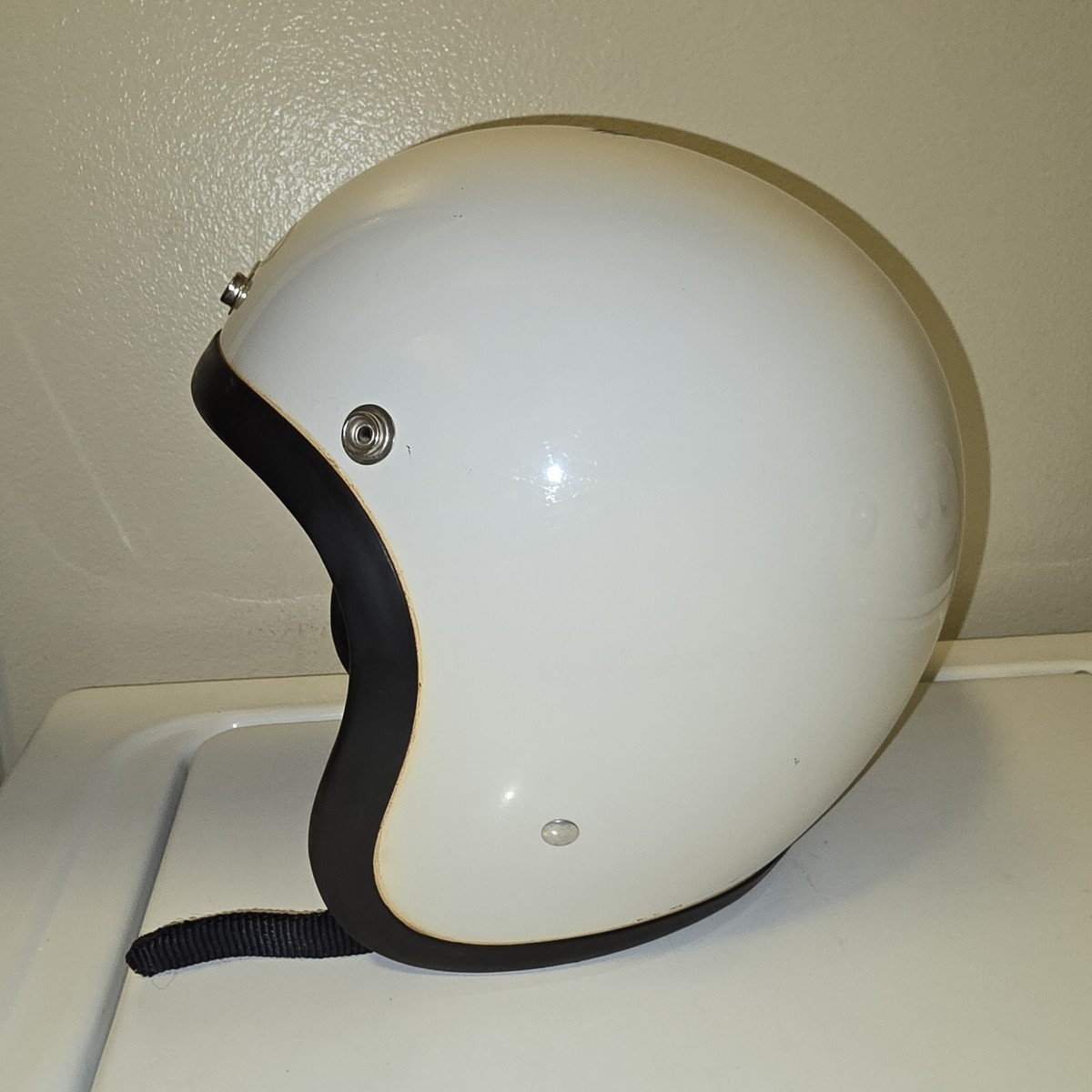 VTG 60's BELL Toptex 500-TX White Motorcycle / Auto Racing