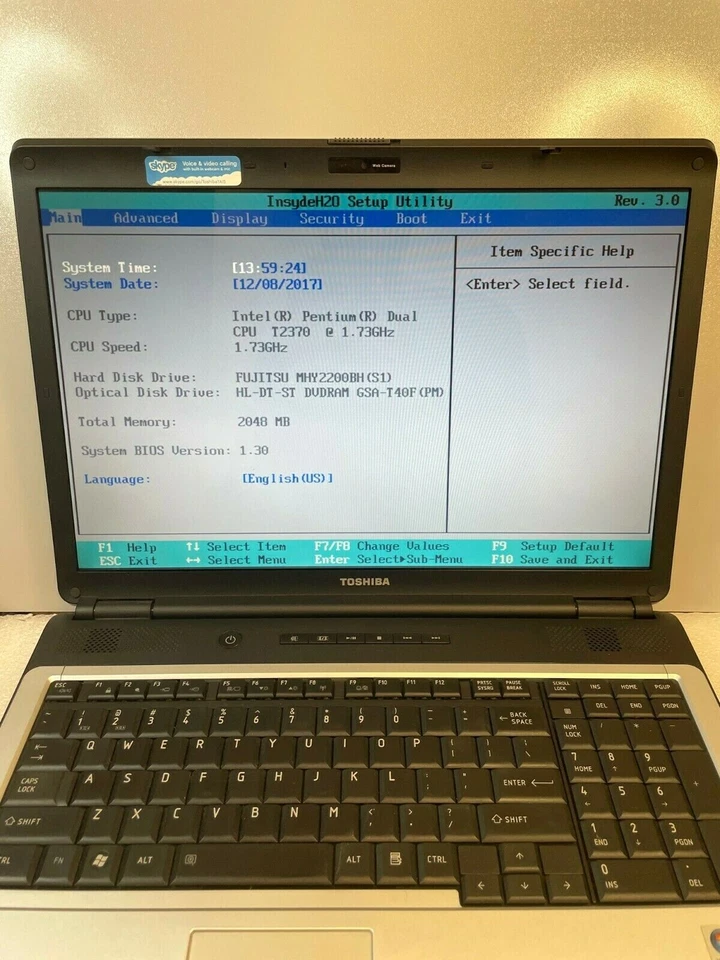 LG Philips LP171WP4(TL)(B1) 17" Laptop LCD Screen - Image 3 of 4