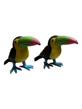 ANKYA Toucan Birds Set Of Two Wildlife Figures Toys Rare