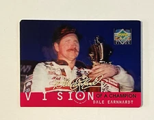 Dale Earnhardt Sr 1998 Upper Deck Diamond Vision Vision Of A Champion Insert VC3