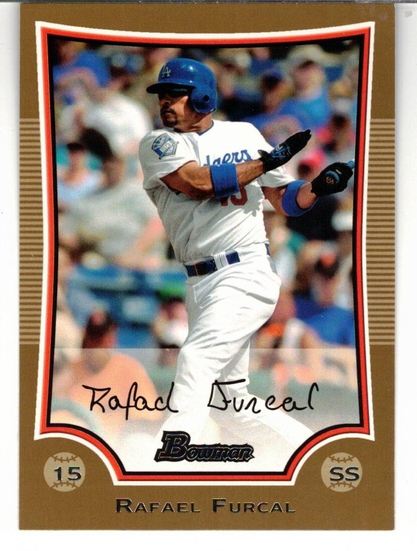 Rafael Furcal 2009 Bowman Gold