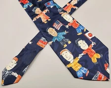 Steven Harris Children Around The World Men’s Tie Necktie EUC