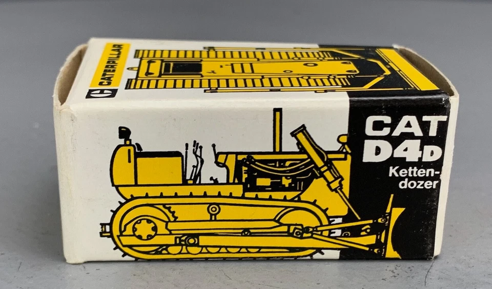 1:87 HO Scale NZG Diecast Caterpillar D4D Bulldozer W/Ripper Boxed LNIB! D0974 - Image 2 of 4