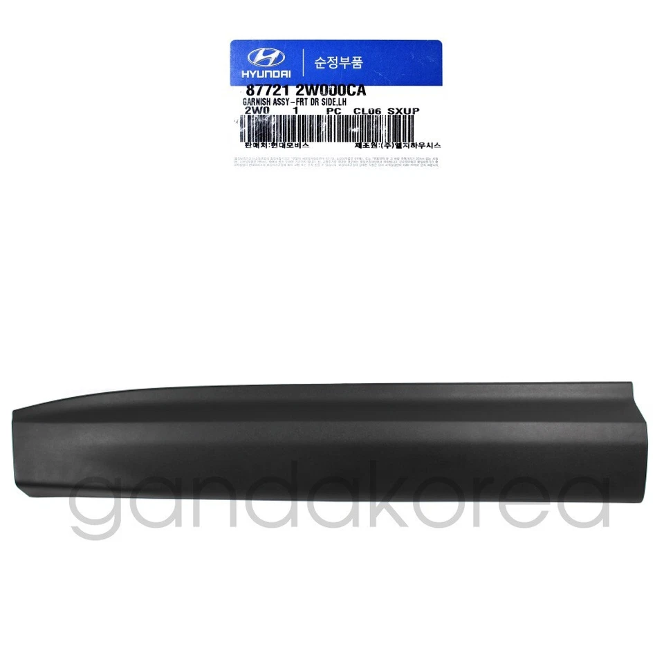 GRATIS⭐FEDEX Genuino Puerta Delantera Moldura Inferior Adorno Izquierdo Para Santa Fe+ 2013-2016 Foto 4 de 4