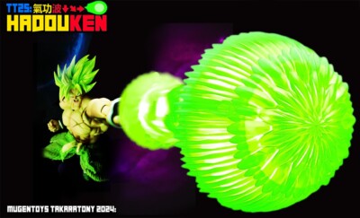 TT-25GN: MUGEN TOYS Light up energy attack effect set - Clear Green (D)
