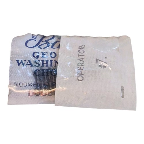 Vgt Bates George Washington Choice 2000 Antique White Bedspread Full Double New - Picture 9 of 17