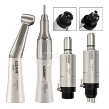 AZDENT Dental Low Speed Handpiece Straight Air Motor Contra Angle  2Holes/4Holes