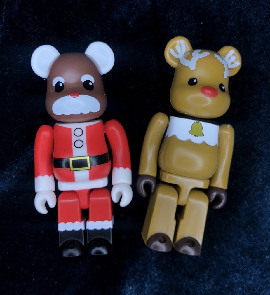 bearbrick 100% be@rbrick xmas twin 2004(special gift in Christmas 