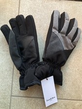 Goodfellow  Co Gray Men's Textured Cold Weather Ski Gloves Size Medium, NEW