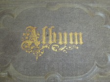 Altes Album mit Notizen Tagebuch datiert 1875 Marie Wodrich