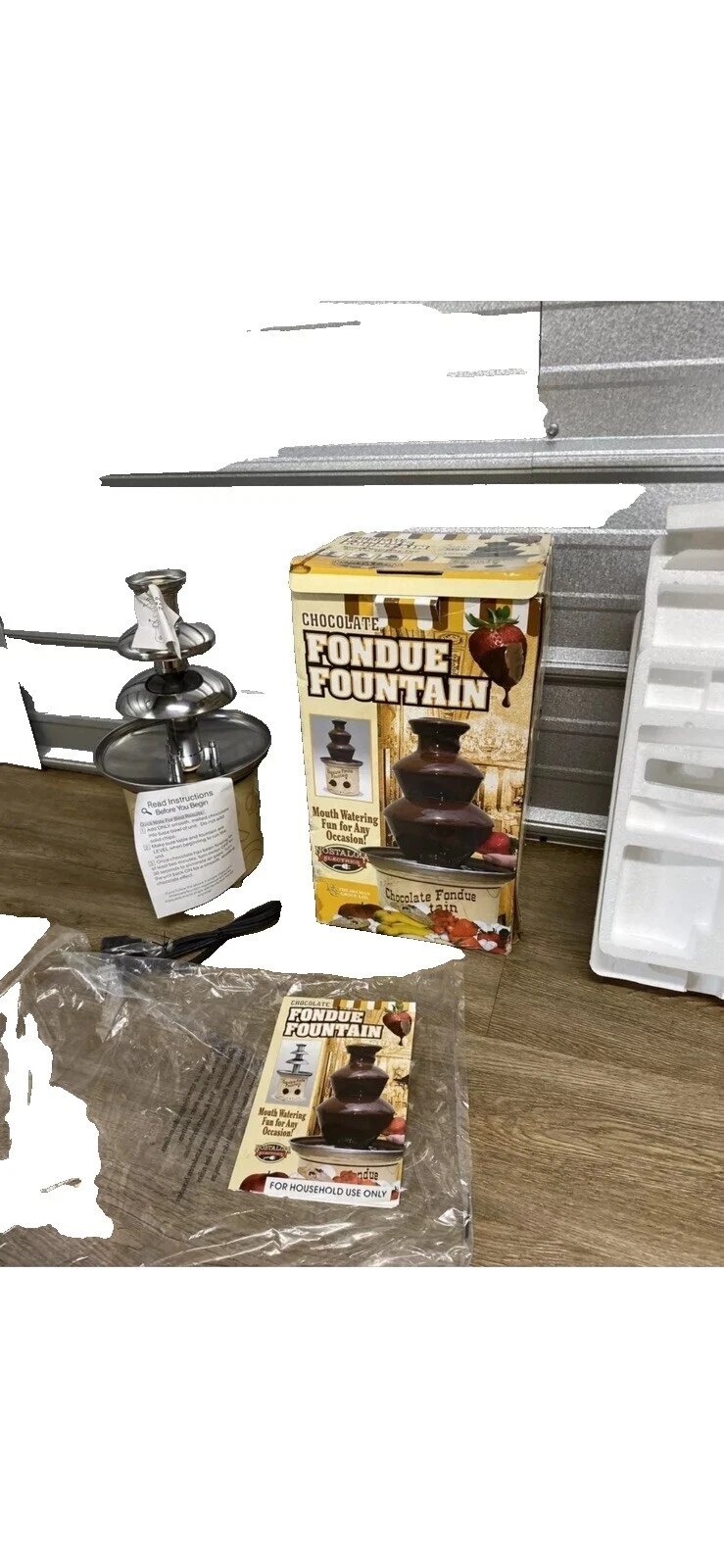 Juego de Fondue Eléctrica Nostalgia conjuntos de Fondue Eléctrica