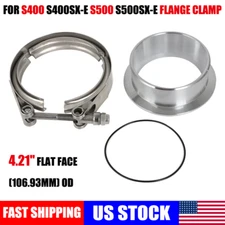 For Borg Warner Turbo Compressor V-band Flange Clamp S500SX S500SXE S400 S400SXE