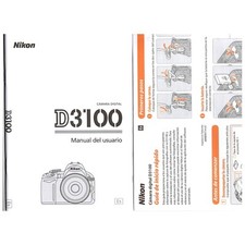 Nikon D3100 Camera Spanish Owner's Manual Quick Start Guide Original Manuals
