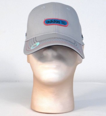 Adidas Golf Adjustable Gray Cap Hat UV Protection 50+ Men's One Size NWT 