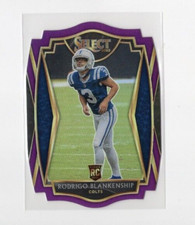 **2020 PANINI SELECT RODRIGO BLANKENSHIP PREMIER PURPLE PRIZM RC