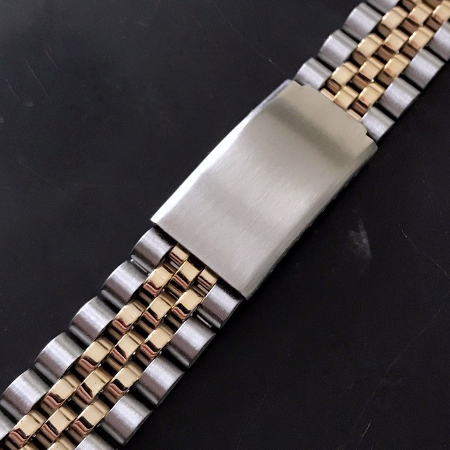 20mm Two Tone Steel Replacement Jubilee Watch Bracelet Made for Rolex