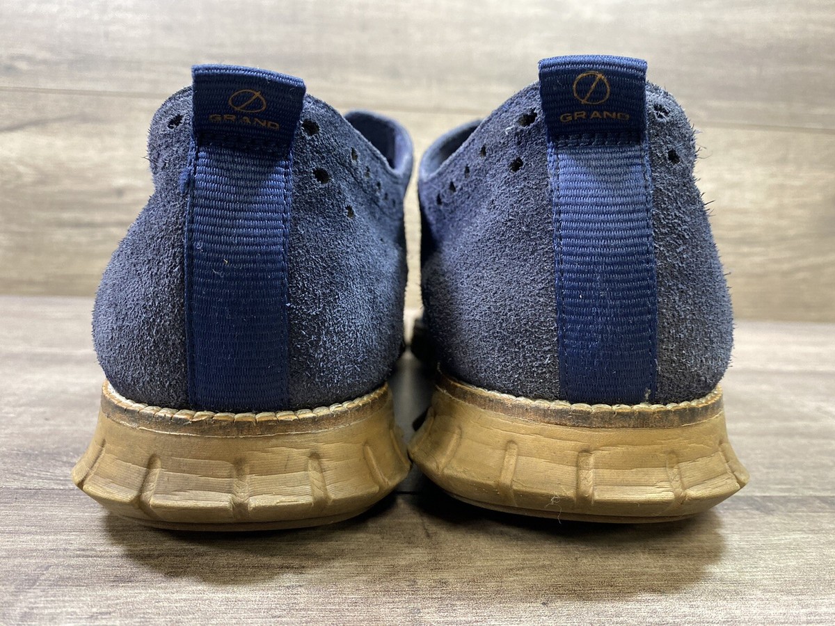 Cole Haan Zerogrand Wingtip Oxford Suede Navy Men’s Size 9 M C26221 e9dca070-306b-44a3-813a-  main image 3