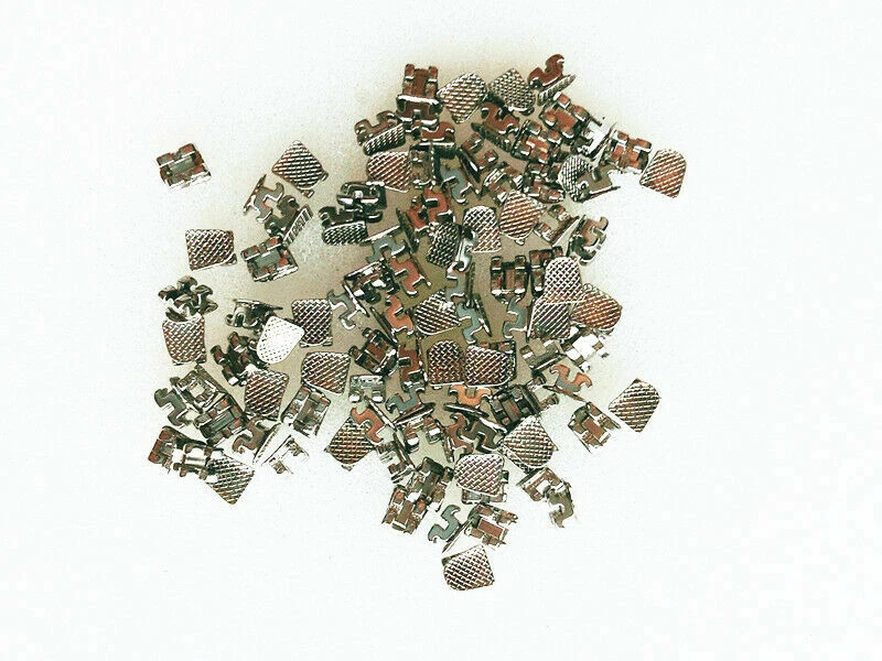 Soportes de ortodoncia dental mini MBT 022 ranura 345 ganchos soporte de metal a granel Foto 2 de 4