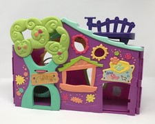 Hasbro 2007 Littlest Pet Shop purple tree house play club LPS animals dog a