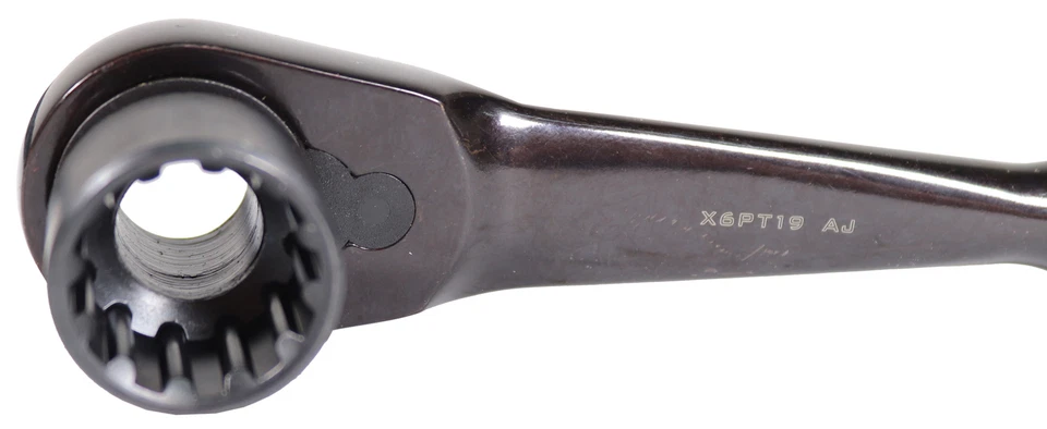 Durchsteckratsche Stahl mit Nußadapter 3/8" + Stecknüsse/Bits - Crescent 25-tlg. - Bild 2 von 4