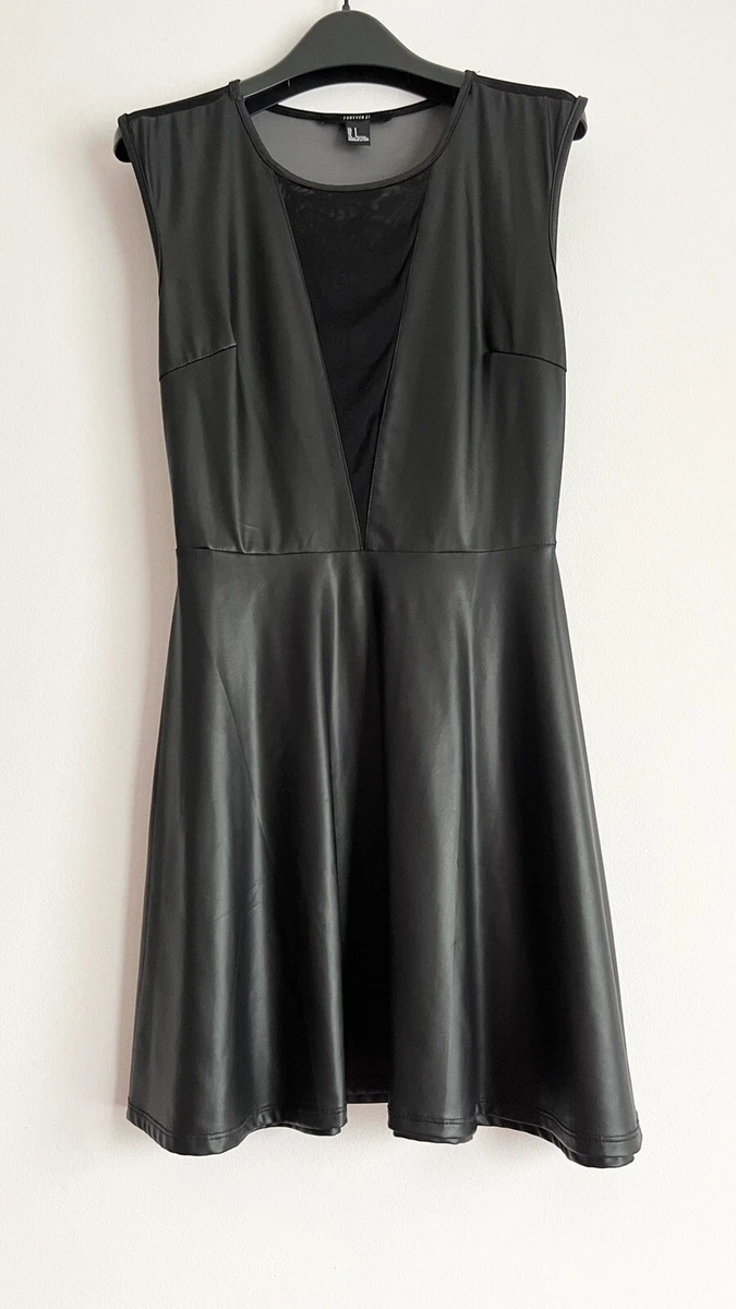 plus size faux leather bodycon dress Kamila leather dress main image 1