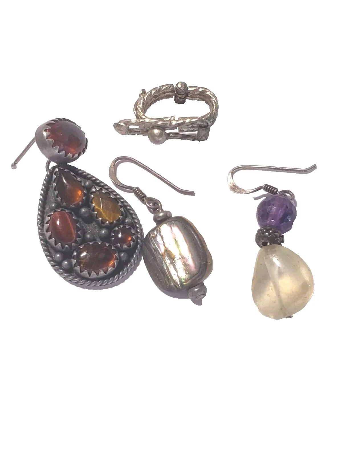 Eclectic objetos antiguos de plata esterlina-EE. UU.