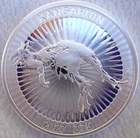 1 oz. 2027 KANGARuin #3 Zombucks World Series rounds .999 fine silver