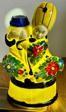 ART DECO Ancien veilleuse brûle-parfum en porcelaine