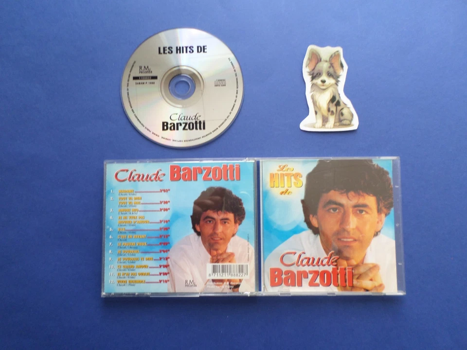 cd - CLAUDE BARZOTTI  " les hits de Claude barzotti " en TBE - Photo 1/1