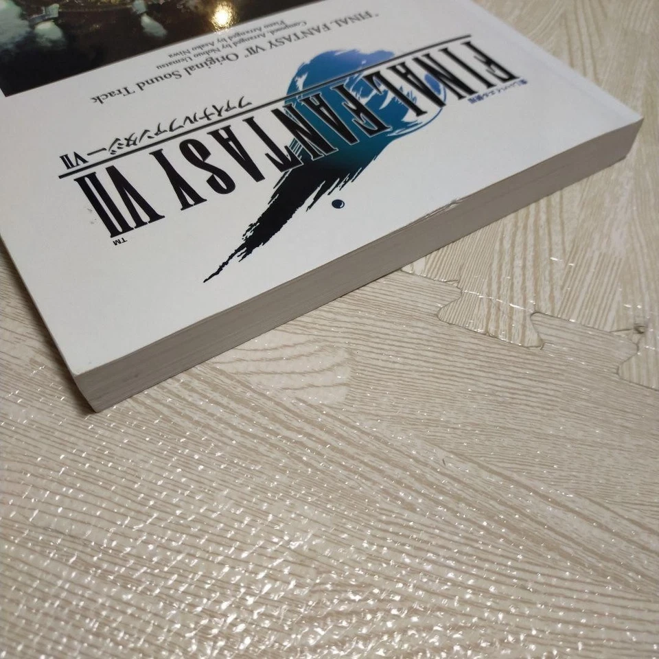 Final Fantasy VII Original Piano Sheet Music Book Square Enix Used Japan Edition - Image 4 of 4