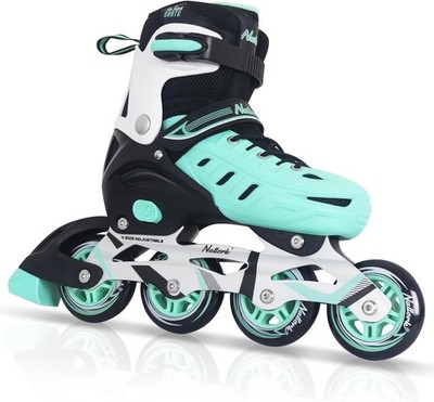 Teal Adjustable Inline Skates for Youth Girls & Women - 4 Sizes Rollerblade