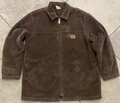 Vintage 90's Dickies Corduroy Jacket Men's L Brown Diamond Quilted