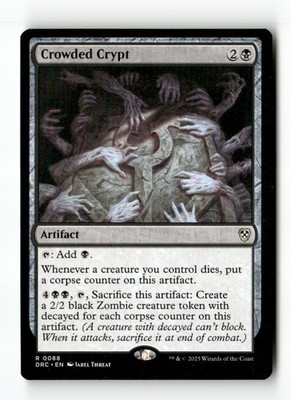 Crowded Crypt 88 MTG DRC R NM