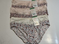 NWT 3 Warners No Pinching No Problems Hipster Microfiber Panties 5609J Size L7