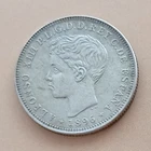 PUERTO RICO COIN - 40 centavos 1896 PGV. Alfonso XIII