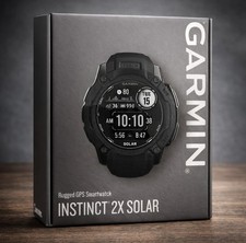 Garmin Instinct 2X Solar Rugged GPS Watch Smartwatch Solar Charging Graphite NEW