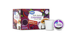 Great Value 100 Arabica Colombian Medium Dark Roast Ground Coffee Pods 12 Ct