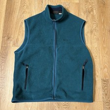 Vintage Patagonia Synchilla Teal Fleece Vest Made In USA XL