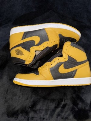Jordan 1 High Men Size 11 Taxi Yellow Air Retro OG Shoe 555088-701 Paint Defect